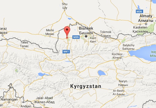 Map of Kara-Balta, Kyrgyz Republic