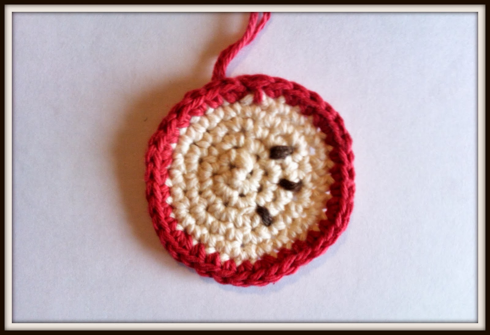Double Treble Craft Adventures Crochet Apple Slice Key Chains Free Pattern