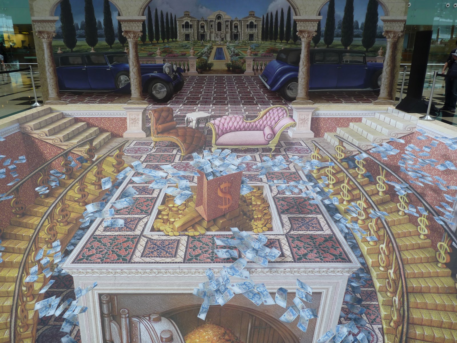 Floor Art Illusions
