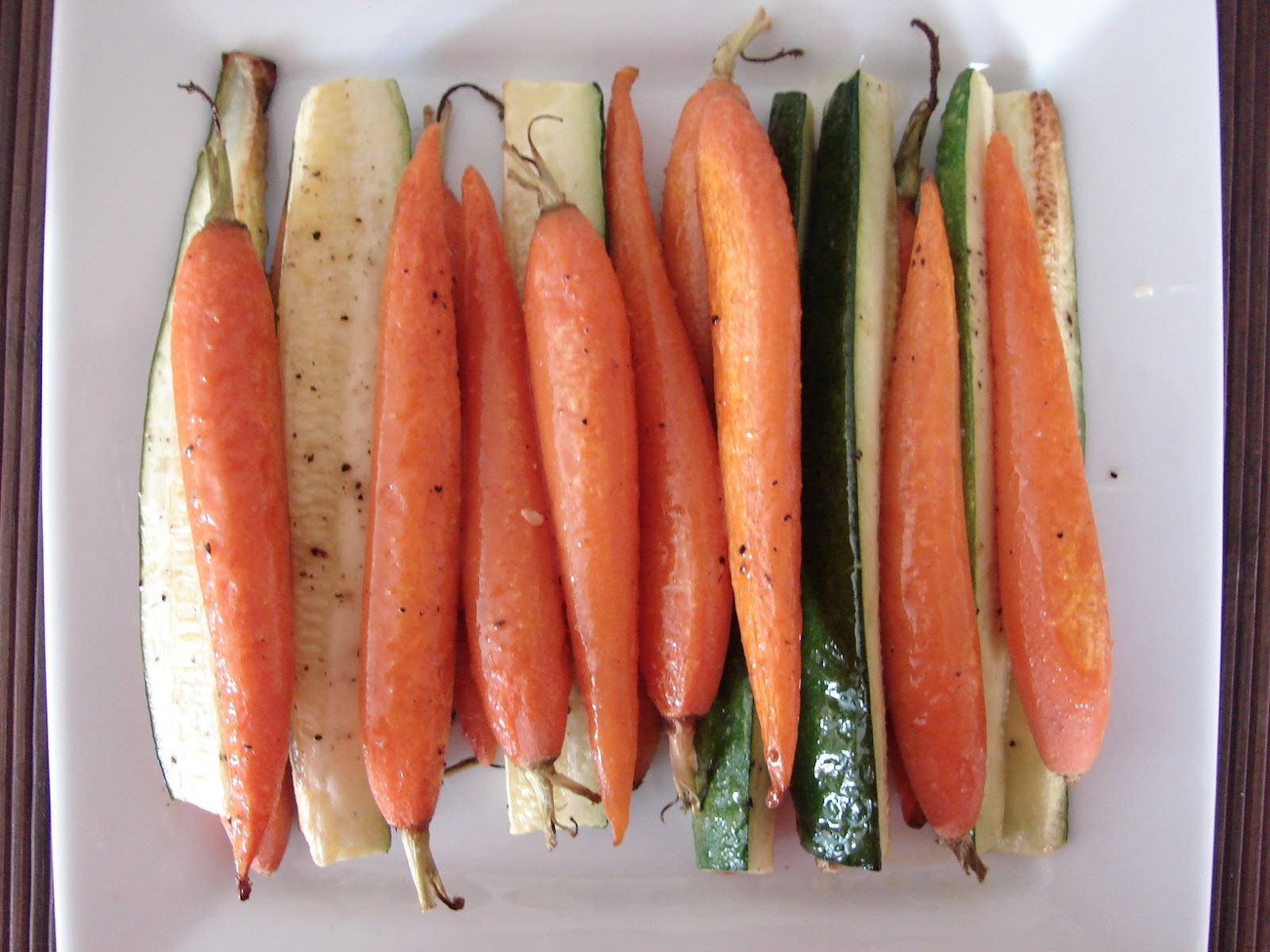 The Royal Cook Roasted Carrots and Zucchini