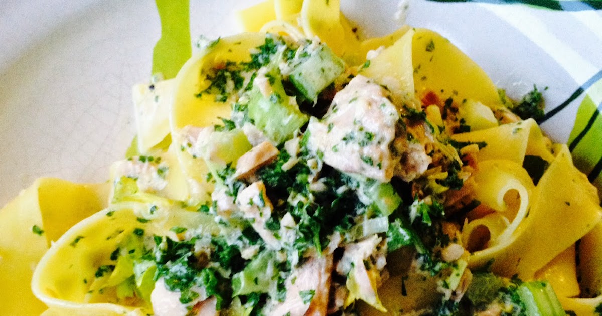 The KitchenMaid Pappardelle with tuna and cream