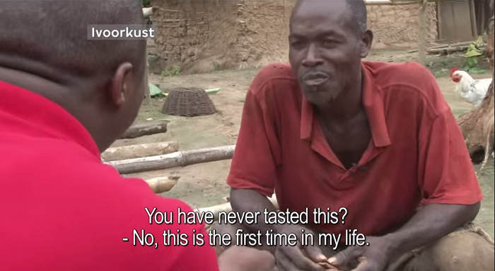 He’s Grown Cocoa For Years, But Never Seen Chocolate. His Reaction To His 1st Taste? Priceless. He’s Grown Cocoa For Years, But Never Seen Chocolate. His Reaction To His 1st Taste? Priceless.