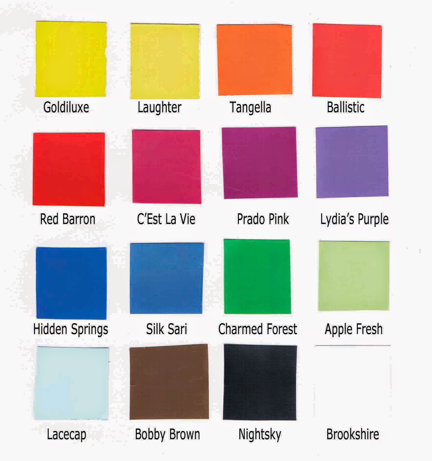 Wattyl Paint Colours Chart A Visual Reference of Charts Chart Master