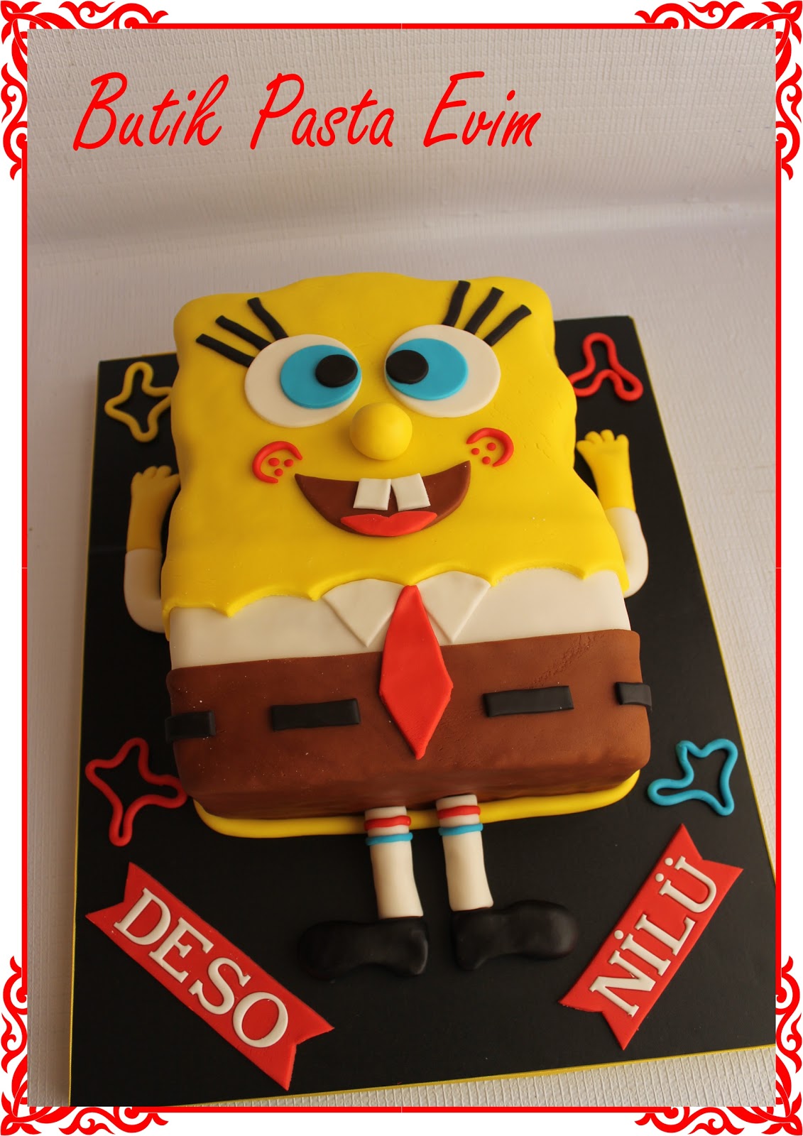 BUTİK PASTA EVİMDENİZLİ Sünger Bob PastaNİLÜFER