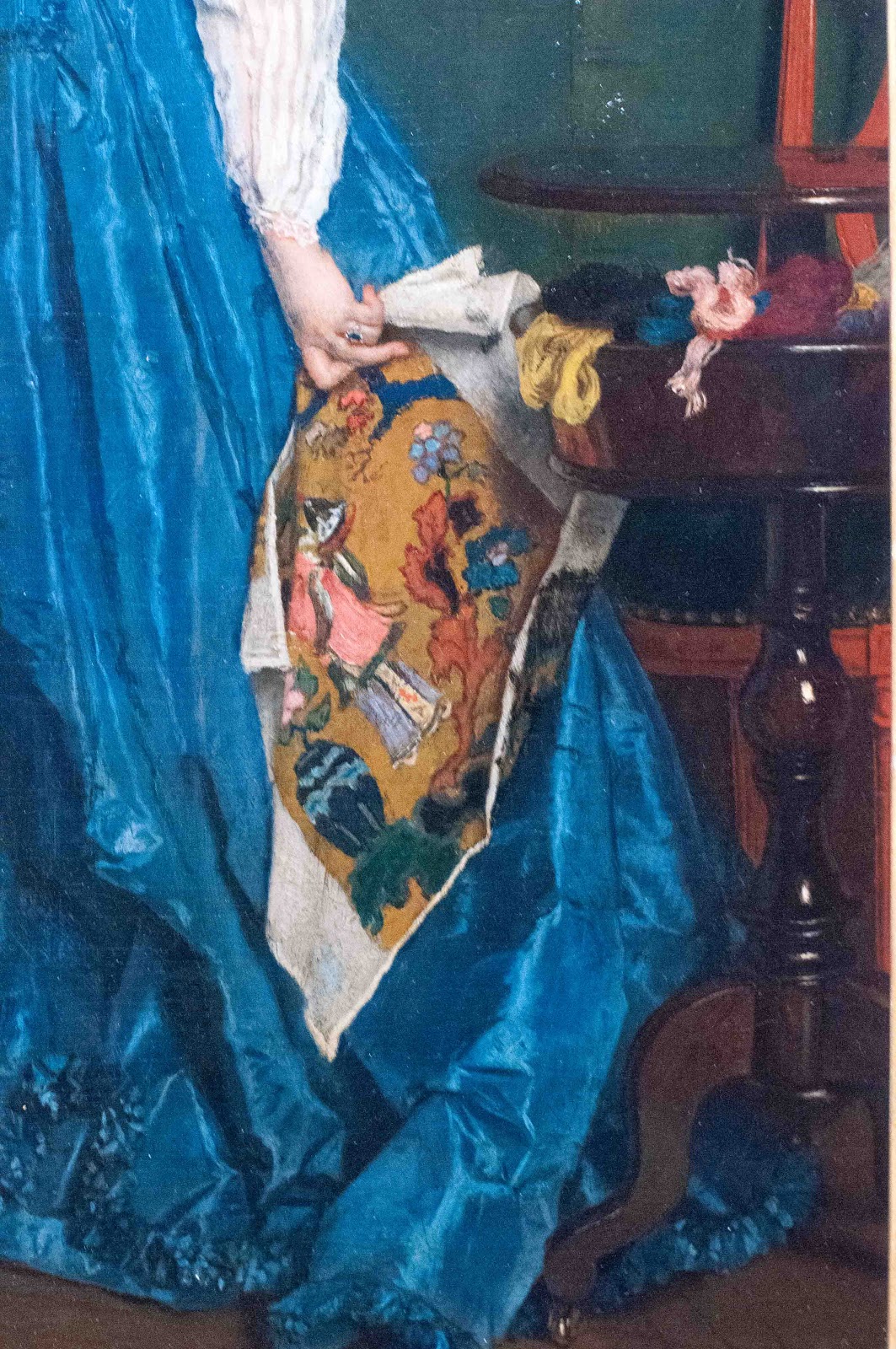 Plays With Needles Needlework in Portraiture at The Art Institute of