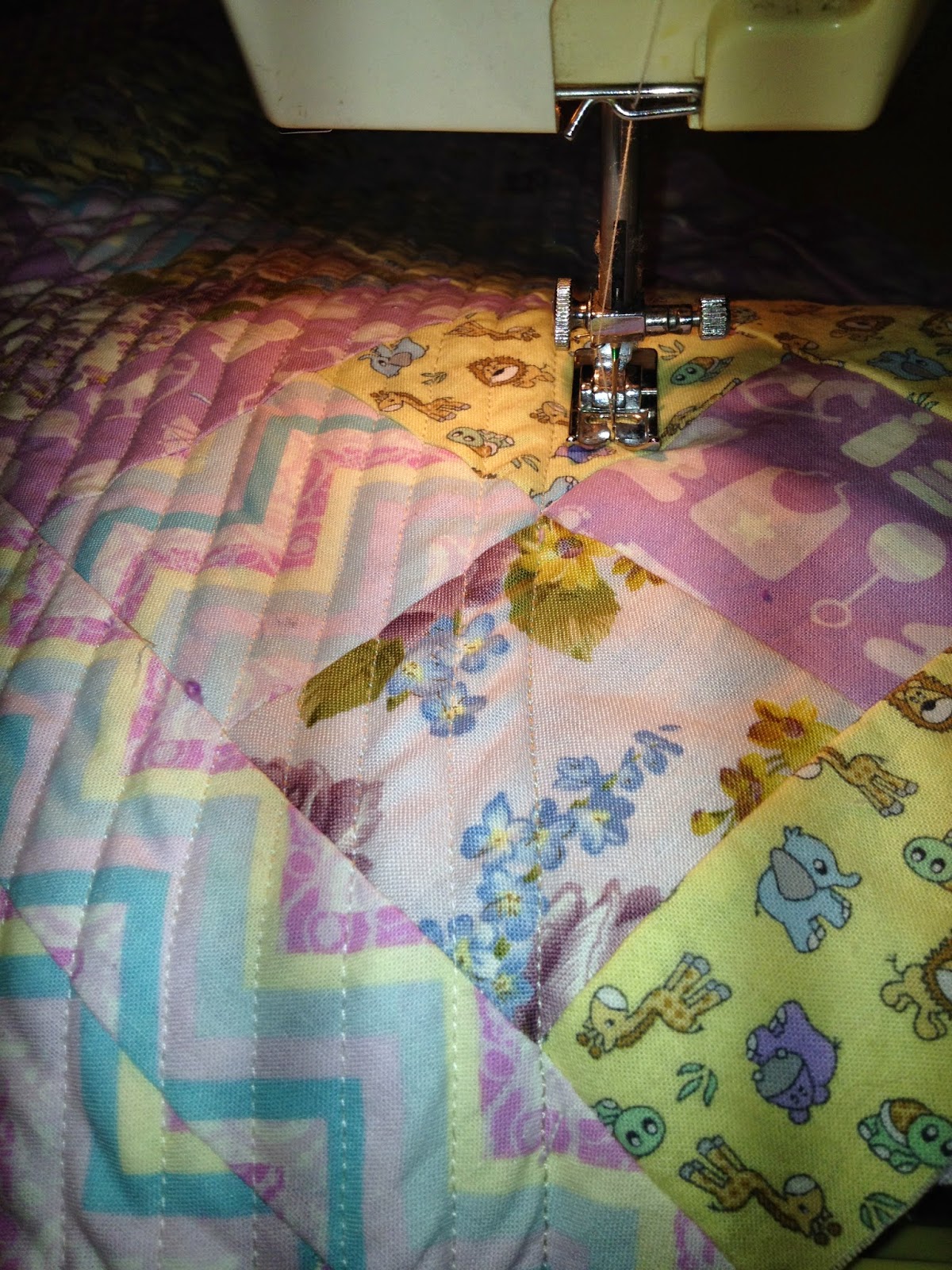 Two Crafty Girls Chenille Quilt