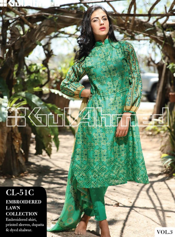Gul Ahmed Ideas The Original Lawn Collection 2013 Vol3