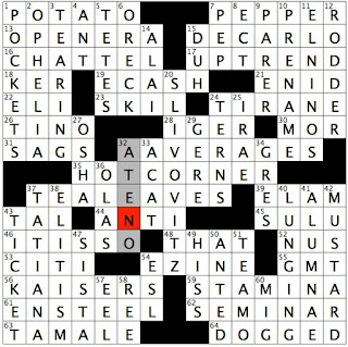 puzzle answers hot baseball lingo 35a third corner base theme