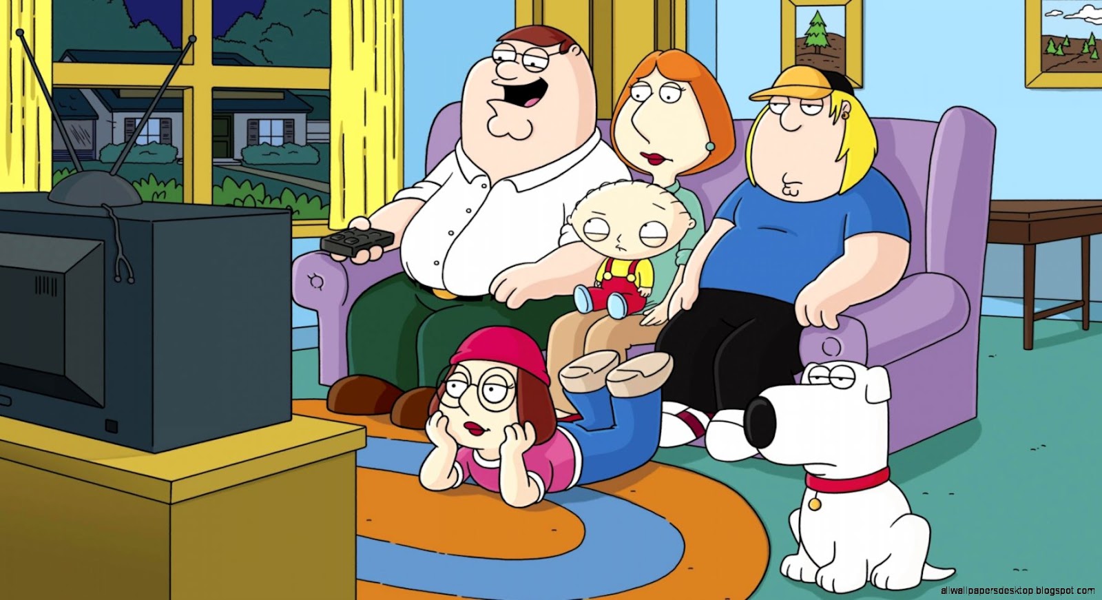 Family Guy Brian Griffin Dog Cartoon Hd Wallpaper