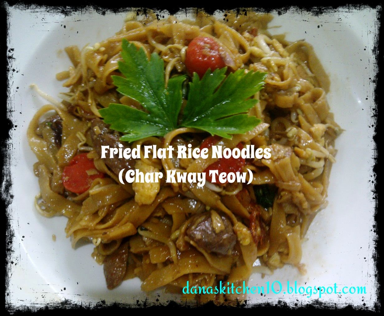 Dana's Kitchen Fried Flat Rice Noodles with Beef Char Kway Teow