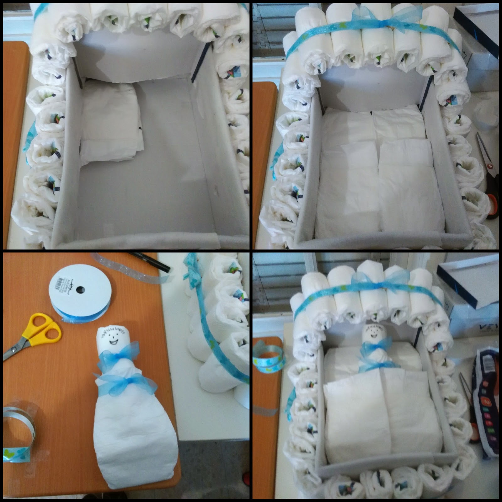 loida's life How to make A Diaper Cake