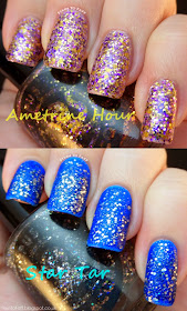 Octopus Party Nail Lacquer Ametrine Hour Star Tar swatches