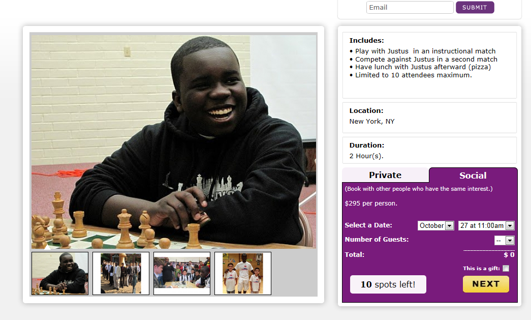 Meet Justus Williams! « Spraggett on Chess