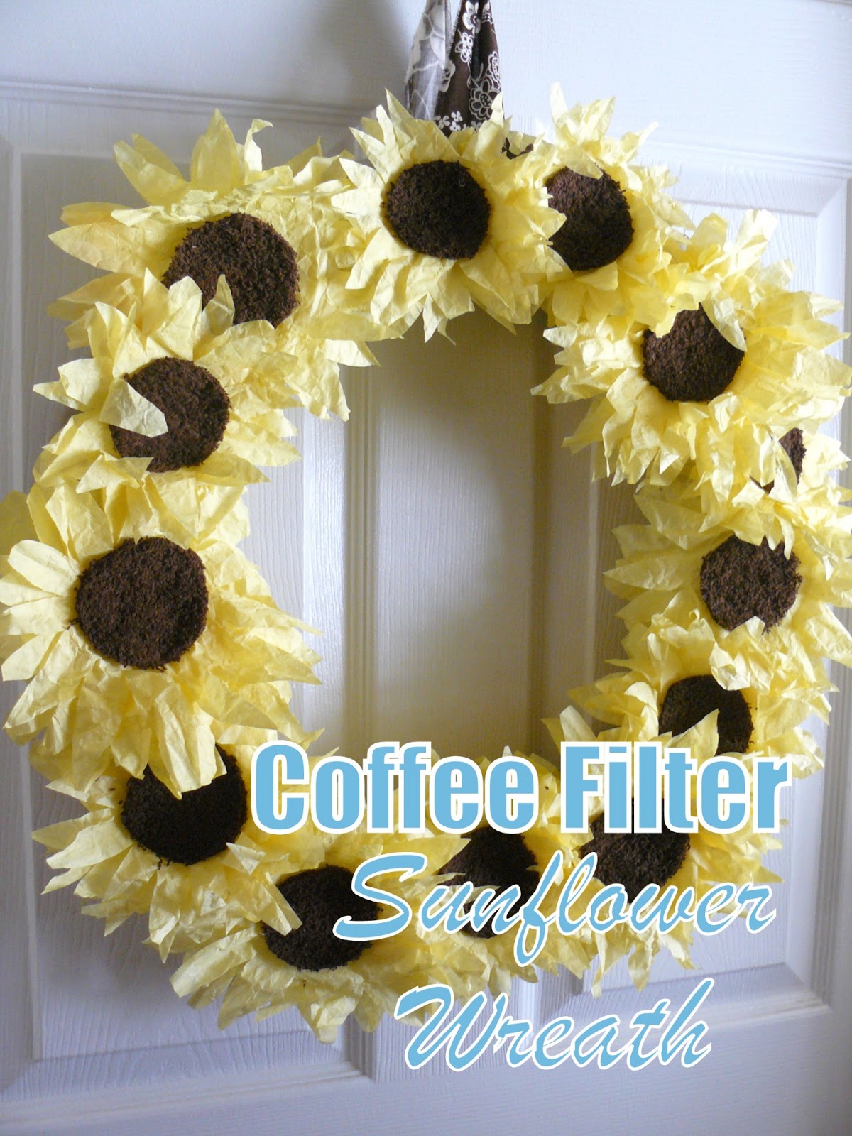 Small Fry & Co. Coffee Filter Sunflower Wreath