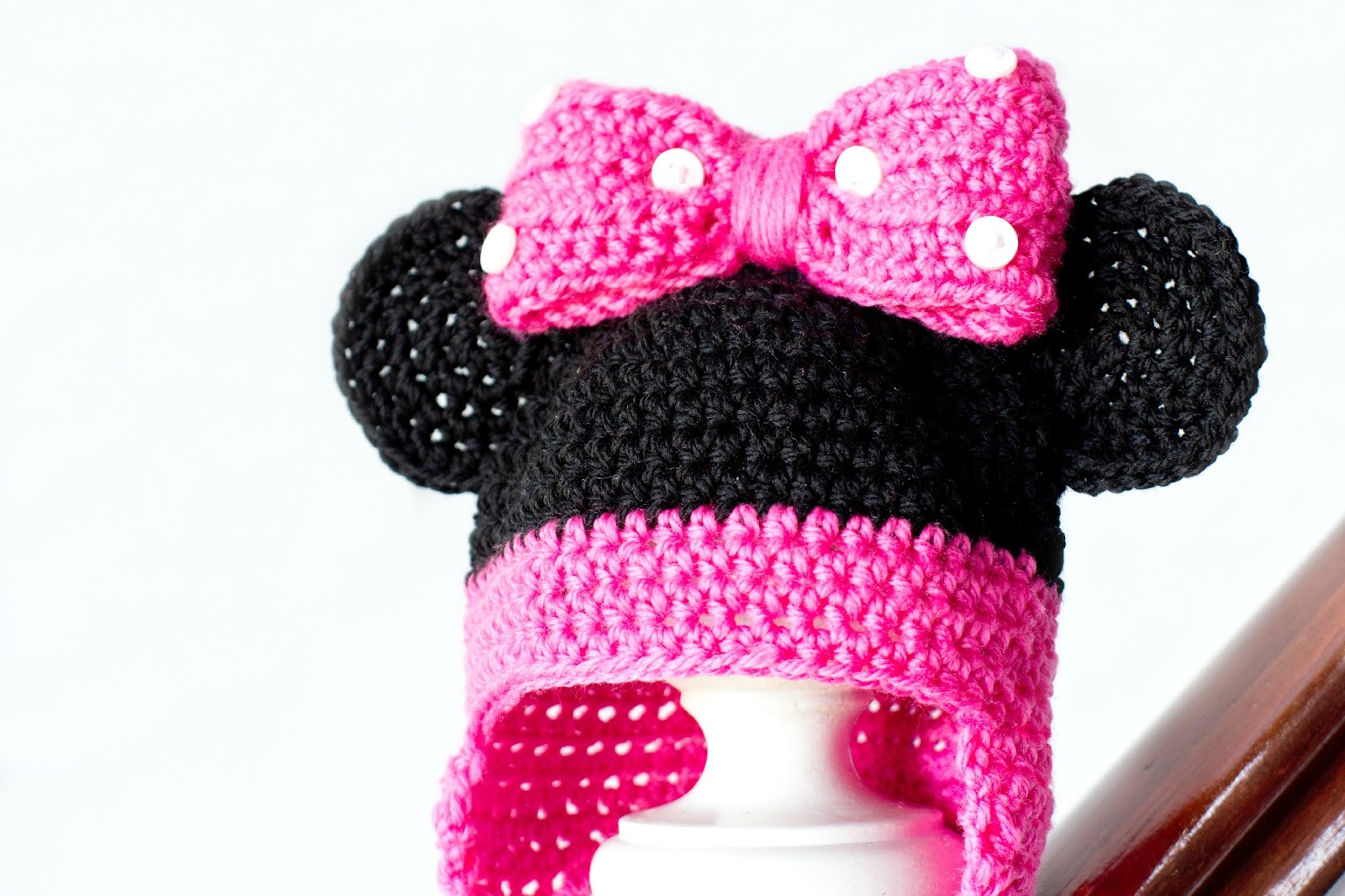 Green Mama: Crochet Minnie Mouse Hat