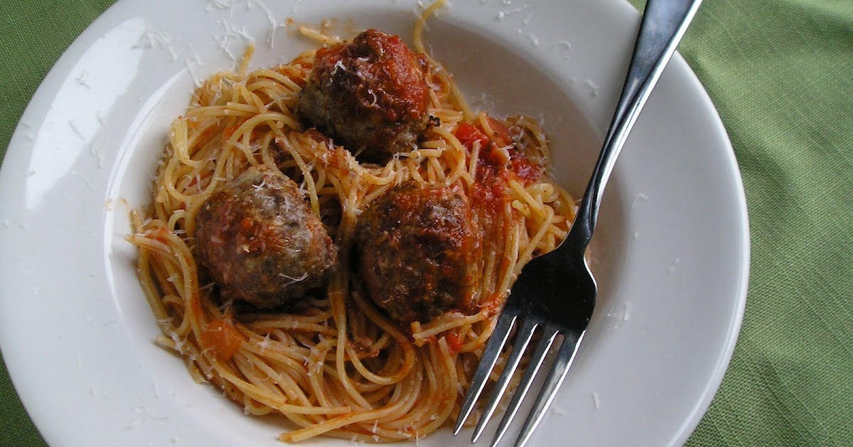 Spaghetti with Bacon Meatballs Edesia's Notebook