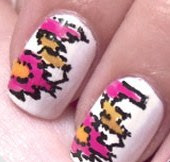 Nail art inspirada em roupas