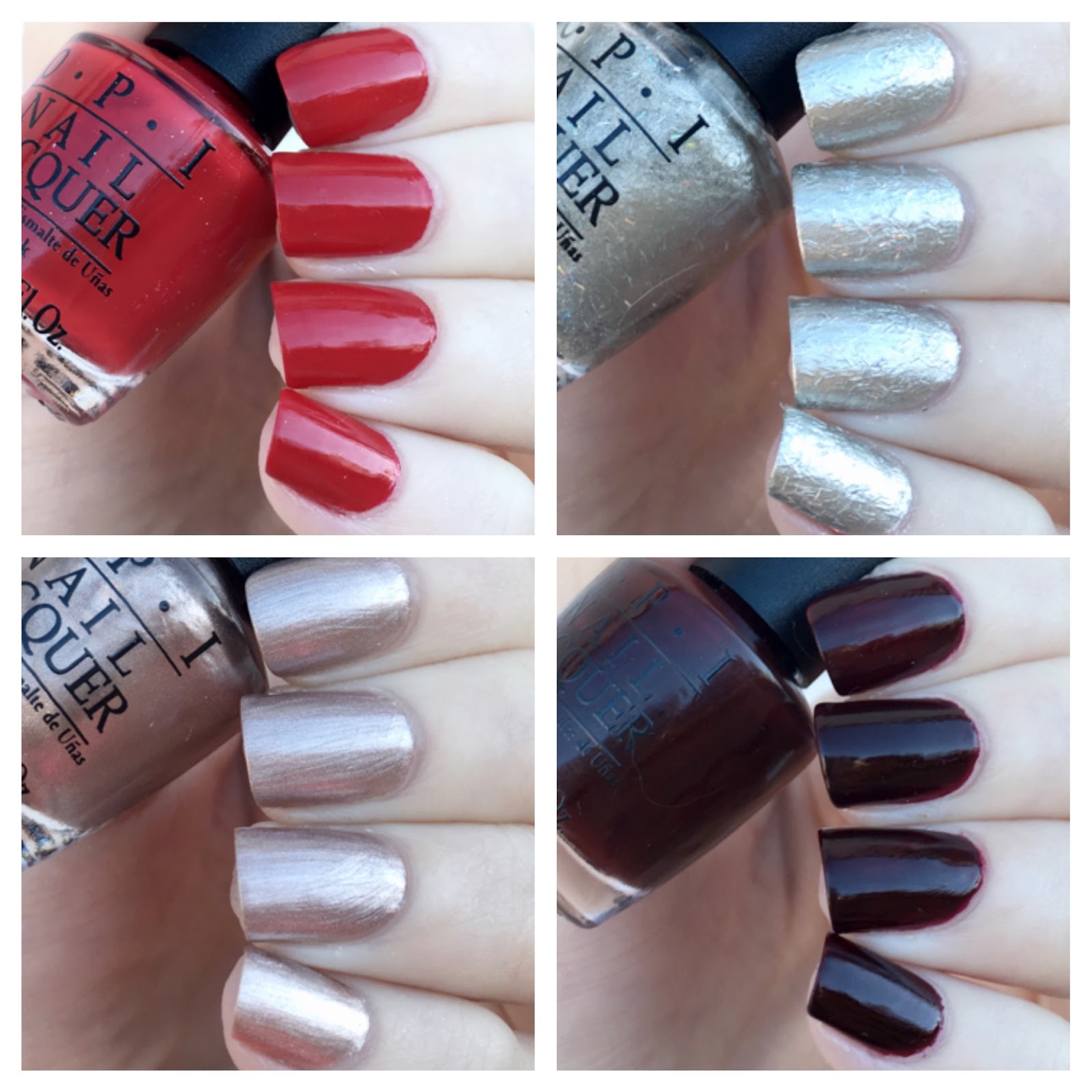cat eyes & skinny jeans OPI All Stars 4PC Mini Kit Swatches + Review