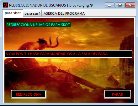 redireccionador de usuarios para sbot y surf server