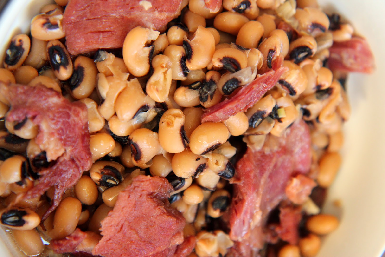 2Step Black Eyed Peas and Ham Slow Cooker Dinner Lille Punkin'