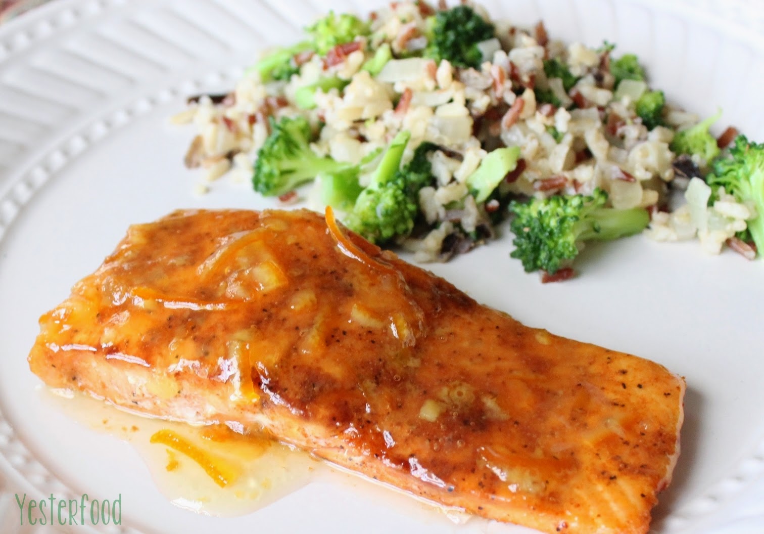Yesterfood Broccoli Rice Pilaf