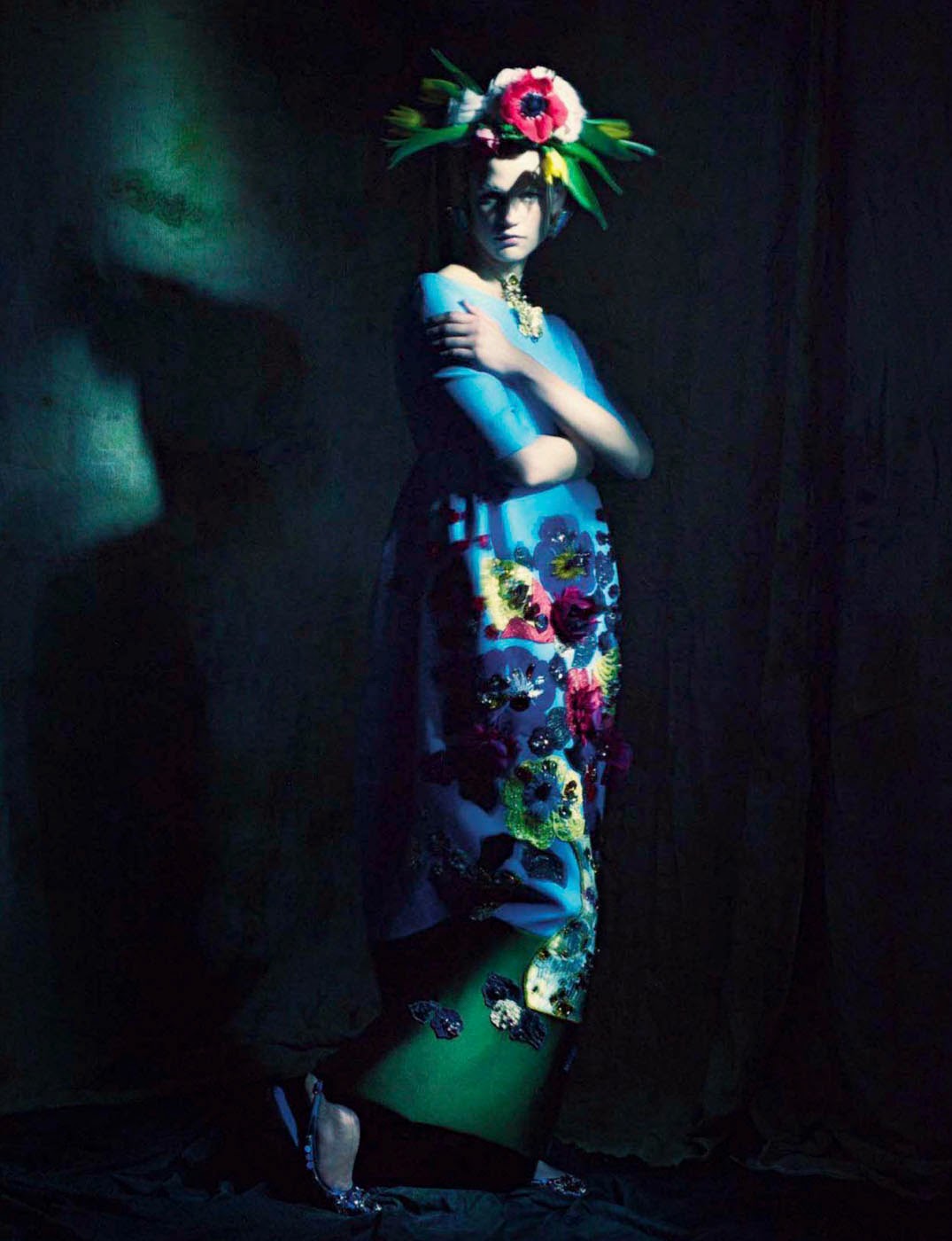 Inspiration. “In The Couture Mood” Saskia de Brauw by Paolo Roversi for