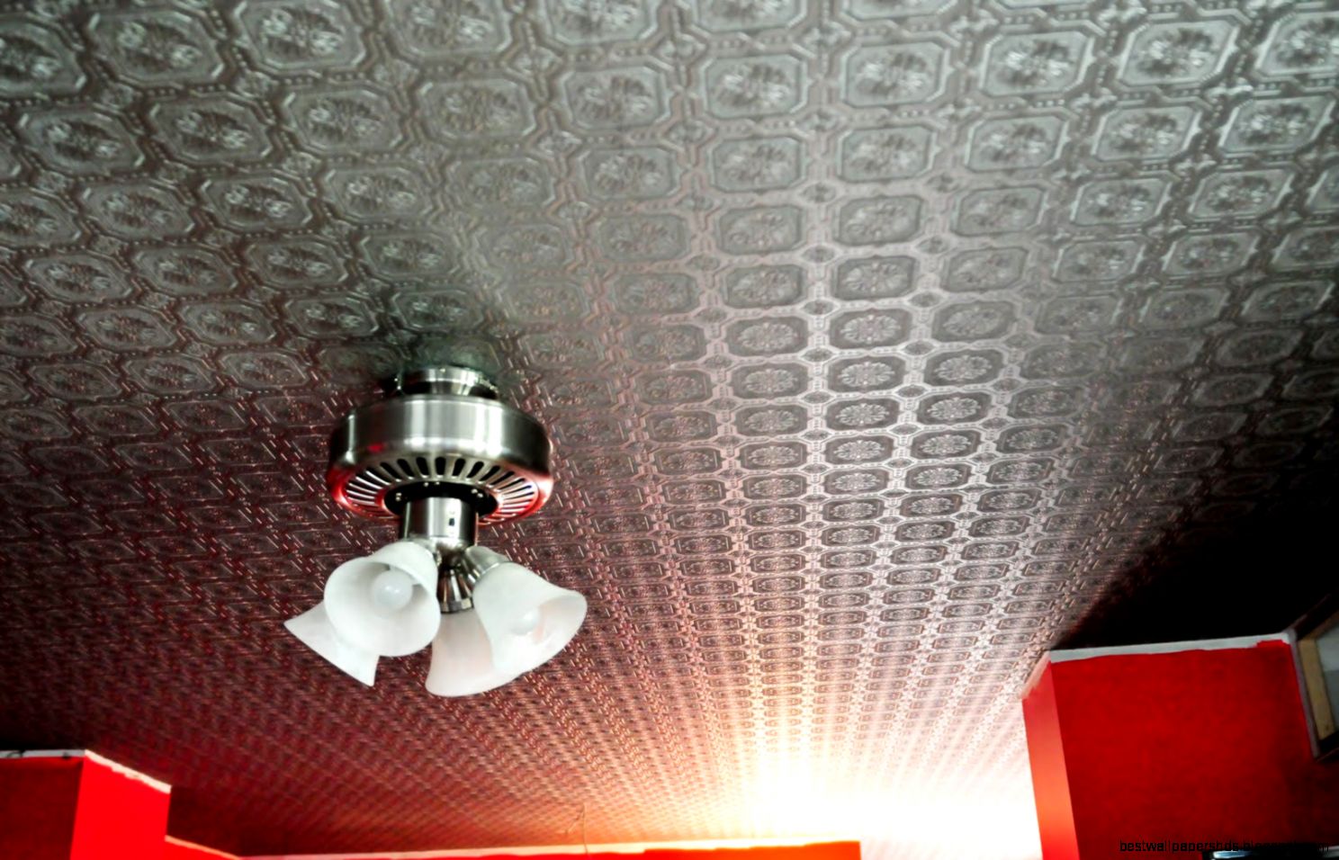 My Old Country Home Faux Tin Tile Ceiling Reveal My Old Country Home Faux Tin Tile Ceiling Reveal