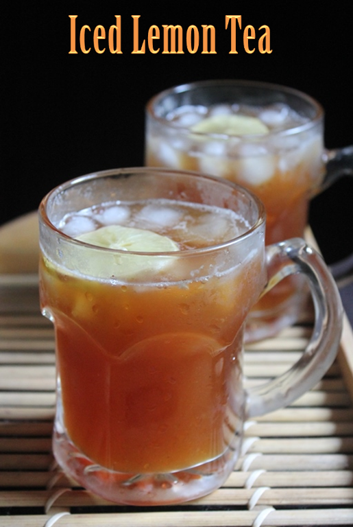 Iced Lemon Tea Recipe Iced Tea Recipe Yummy Tummy