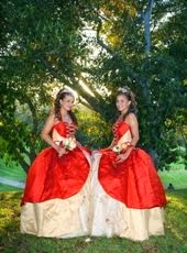 The Galvan Twins Cover Girls of the Quinceanera.com Magazine