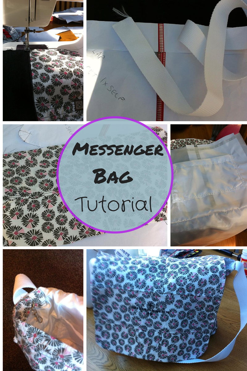 Bunting Corner Messenger bag tutorial