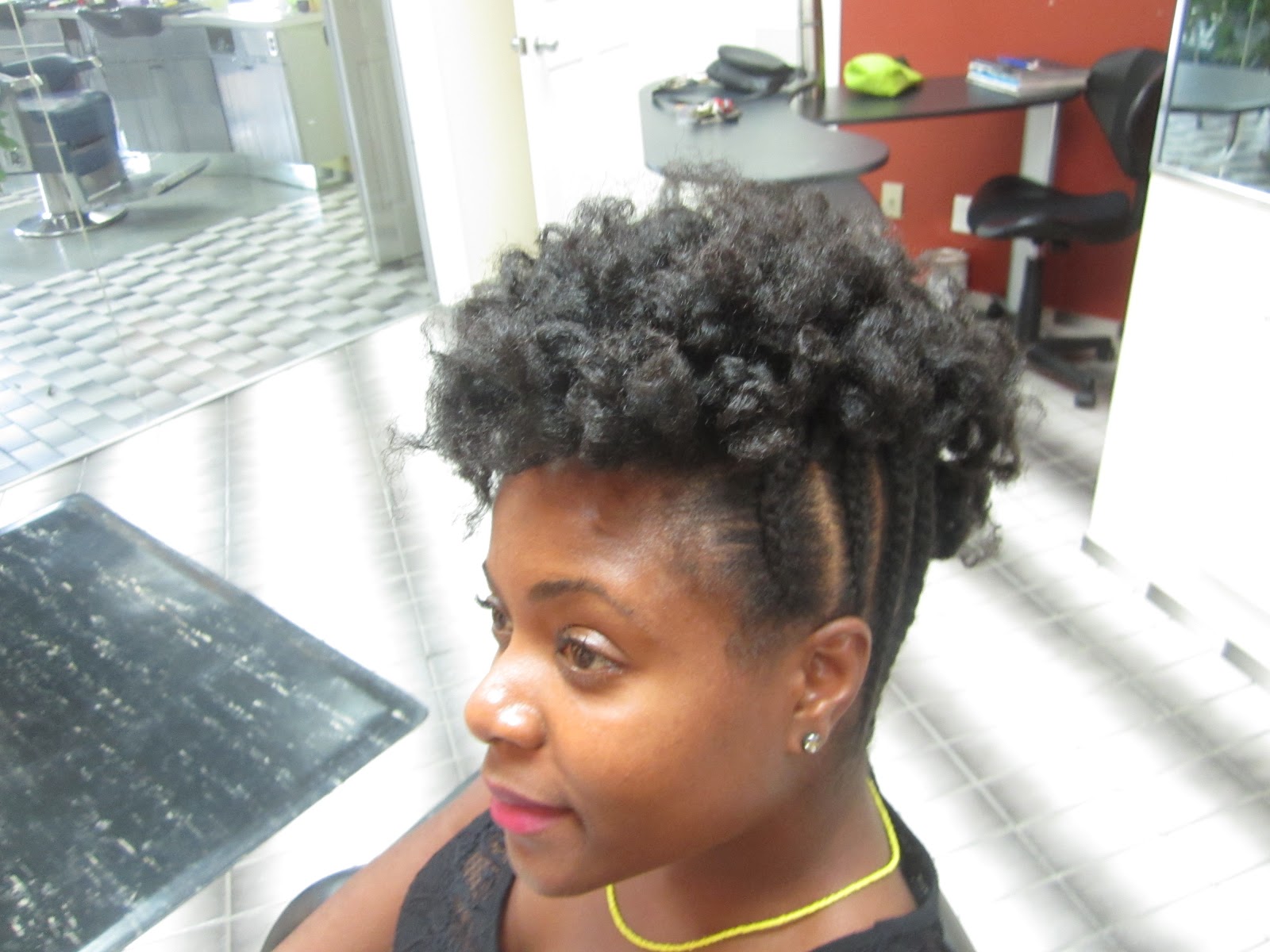 Private Salon Updo S And Invisible Part Weave No Glue