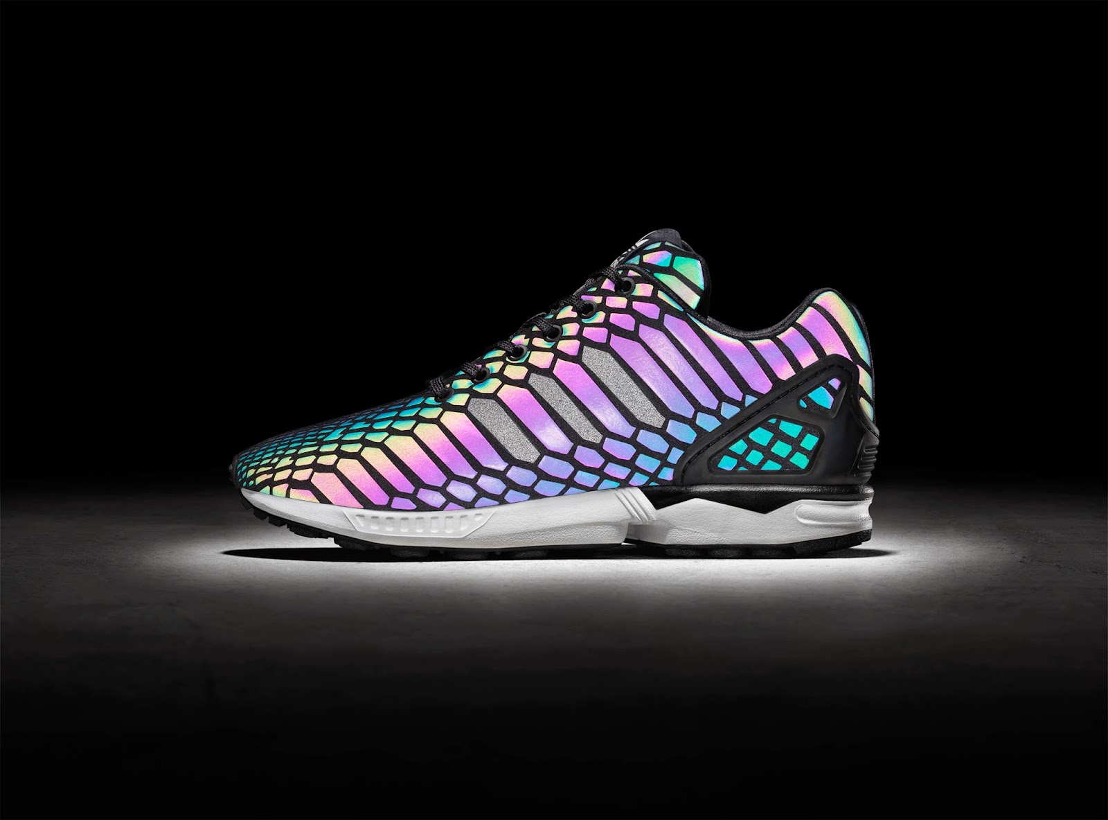 Super Punch: Iridescent Adidas sneakers