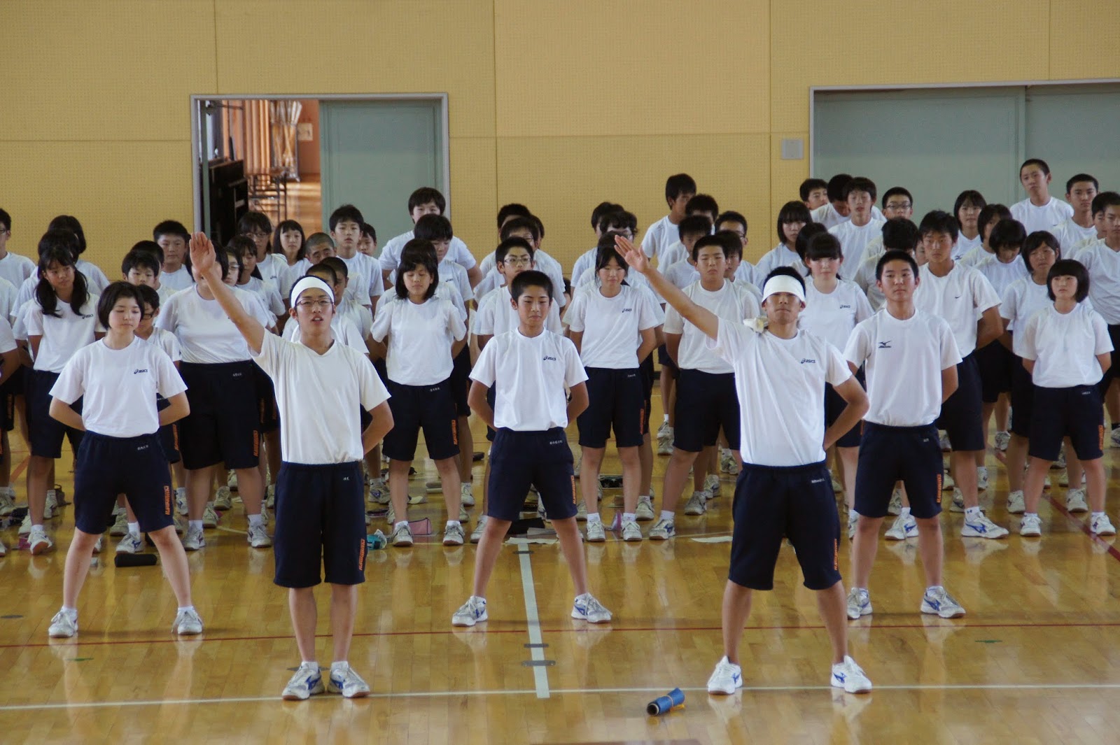 川西町立川西中学校学校日誌 体育祭結団式