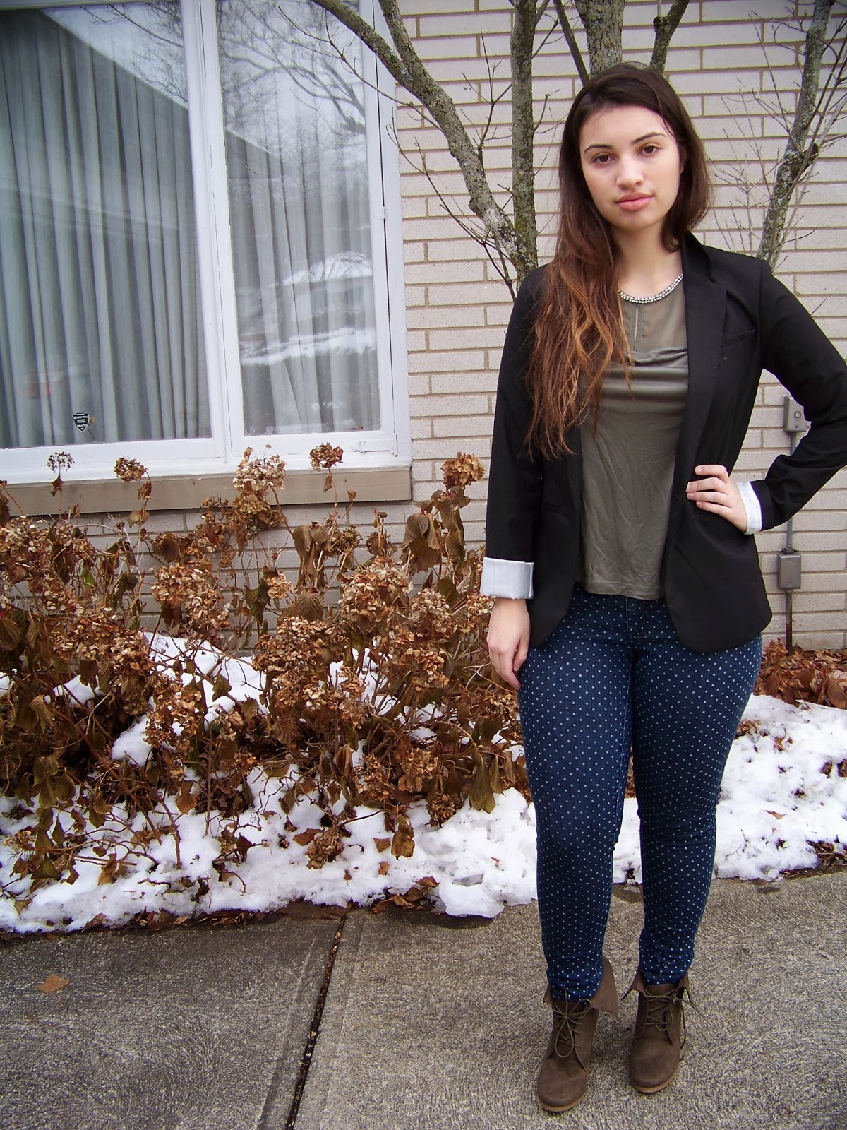 Chelsea's Glossary Pairing Patterned Jeans