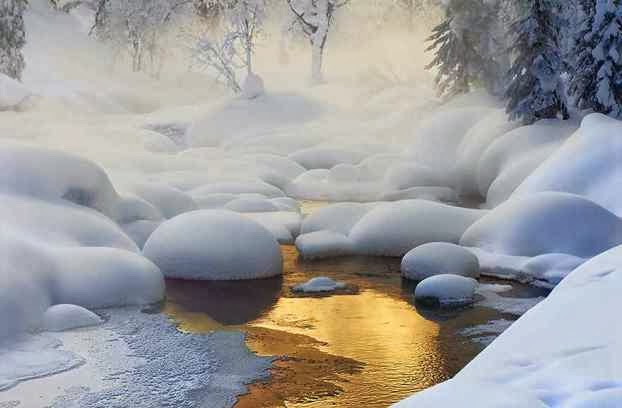 Las más bellas imágenes del invierno. 