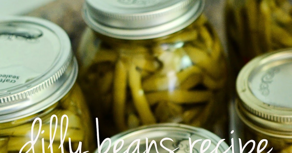 natalie creates water bath canning dilly beans recipe