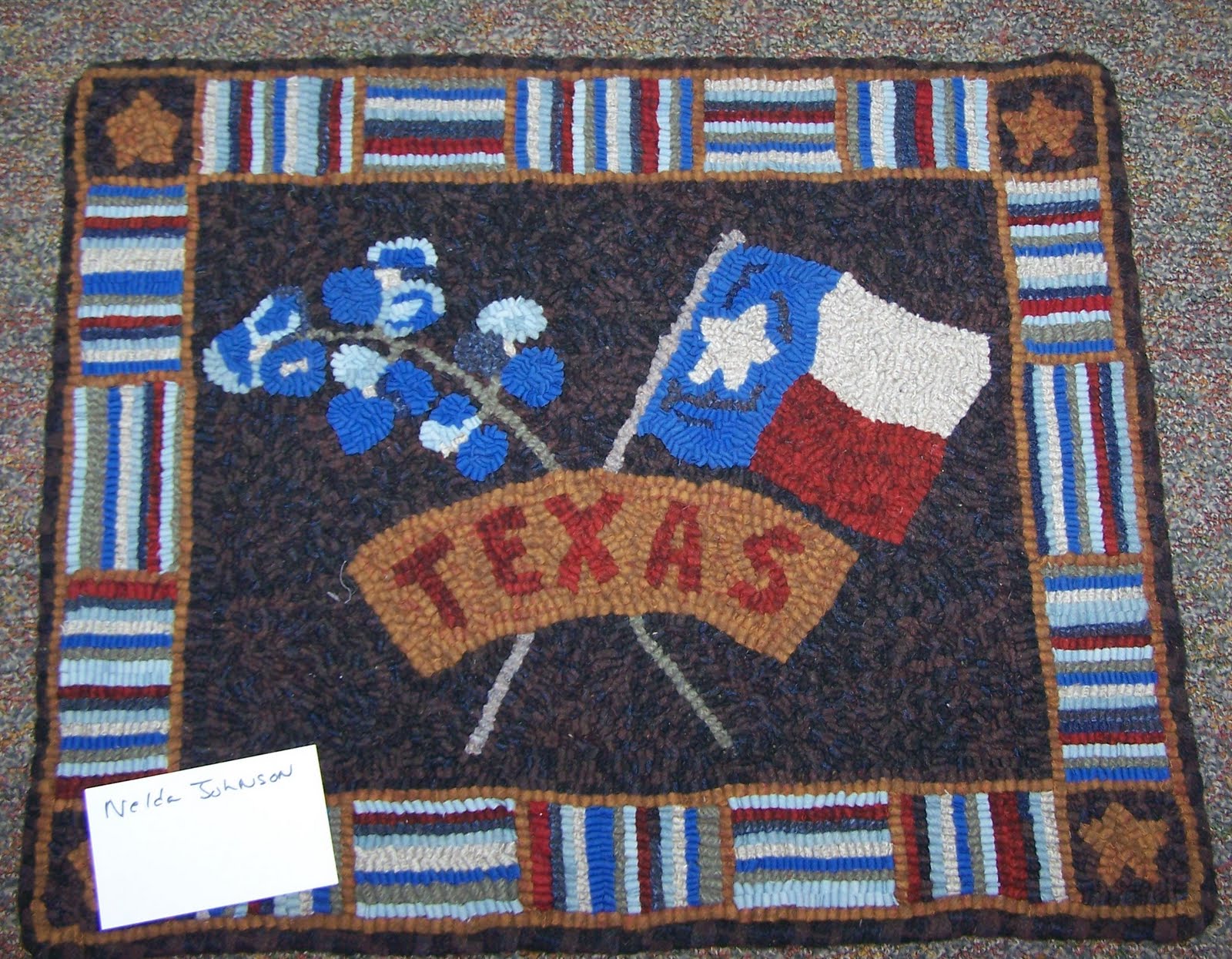 Arkansas Rug Hooking More Rugs from NWA Hookin and Rug Show...