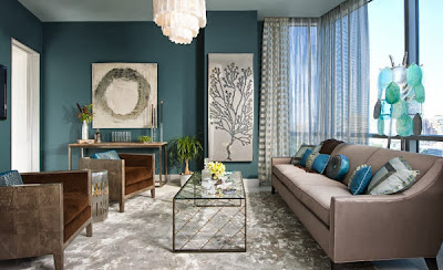 Decorar uma Sala em Azul