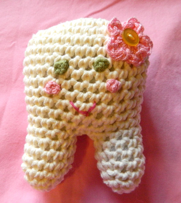 crochet d lane: Custom Toothie The Tooth Fairy Pillow