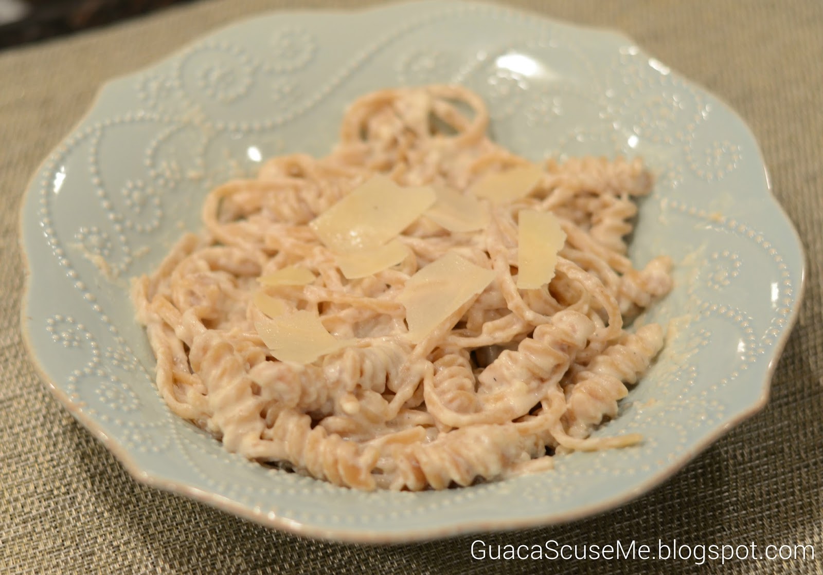 GuacaScuse Me? Greek Yogurt Alfredo Lightened Up & Easy