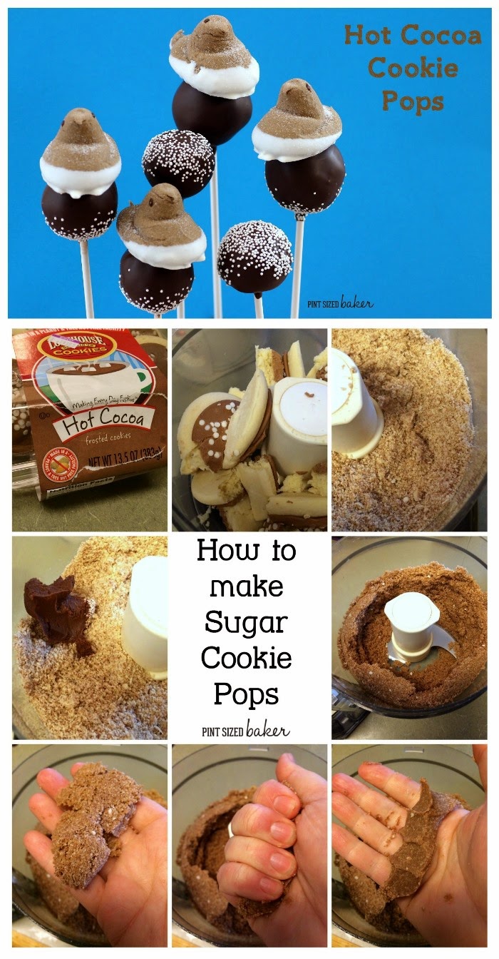 Cookies pops are fun and easy to make. No baking a cake involved.