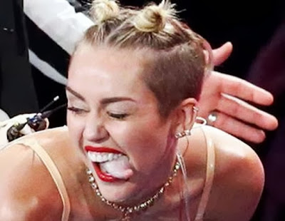 funny Miley Cyrus tongue