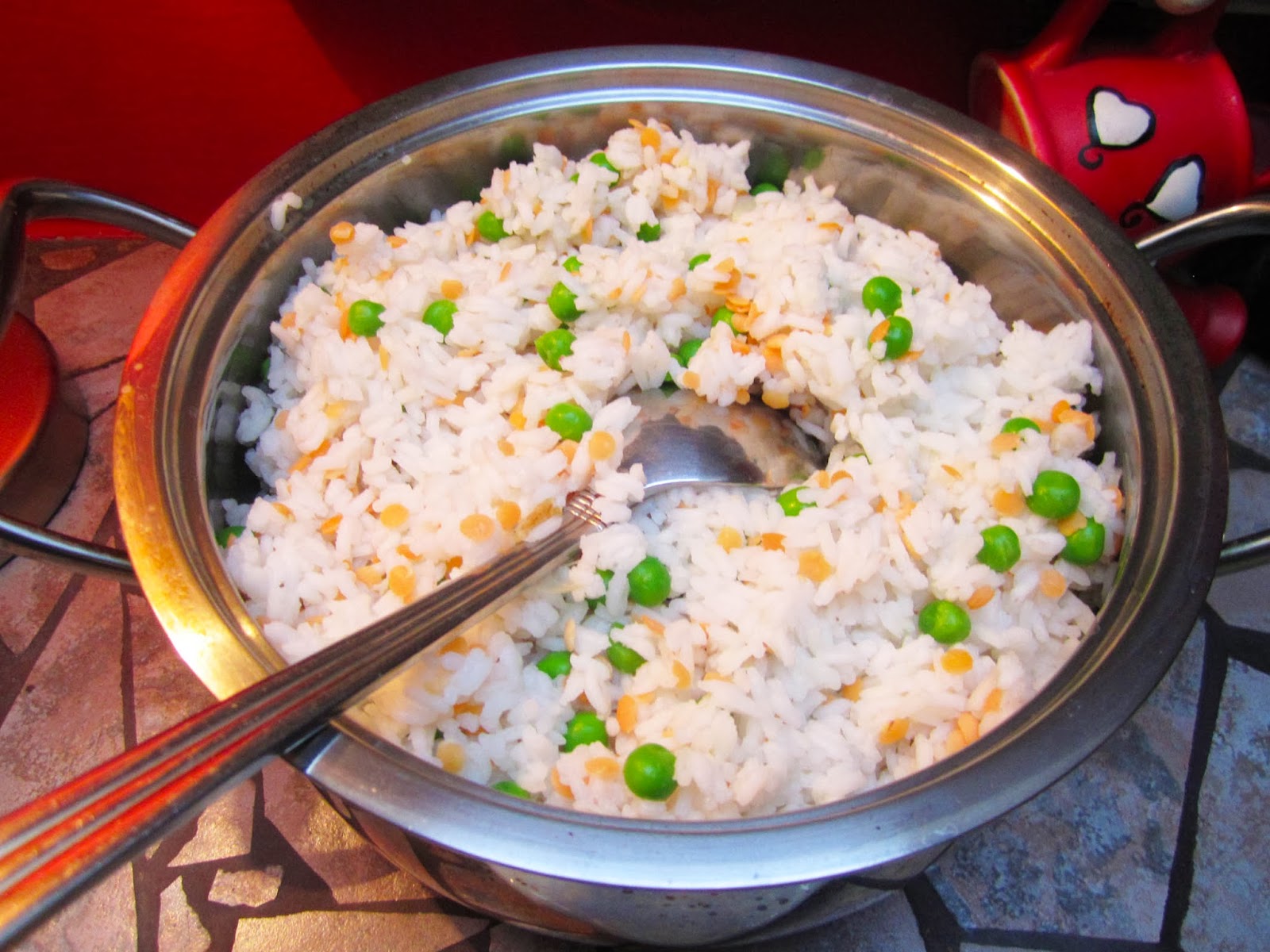 The Eva Lotta/Jamie Project Lamb Lollipops, Curry Sauce, Rice & Peas