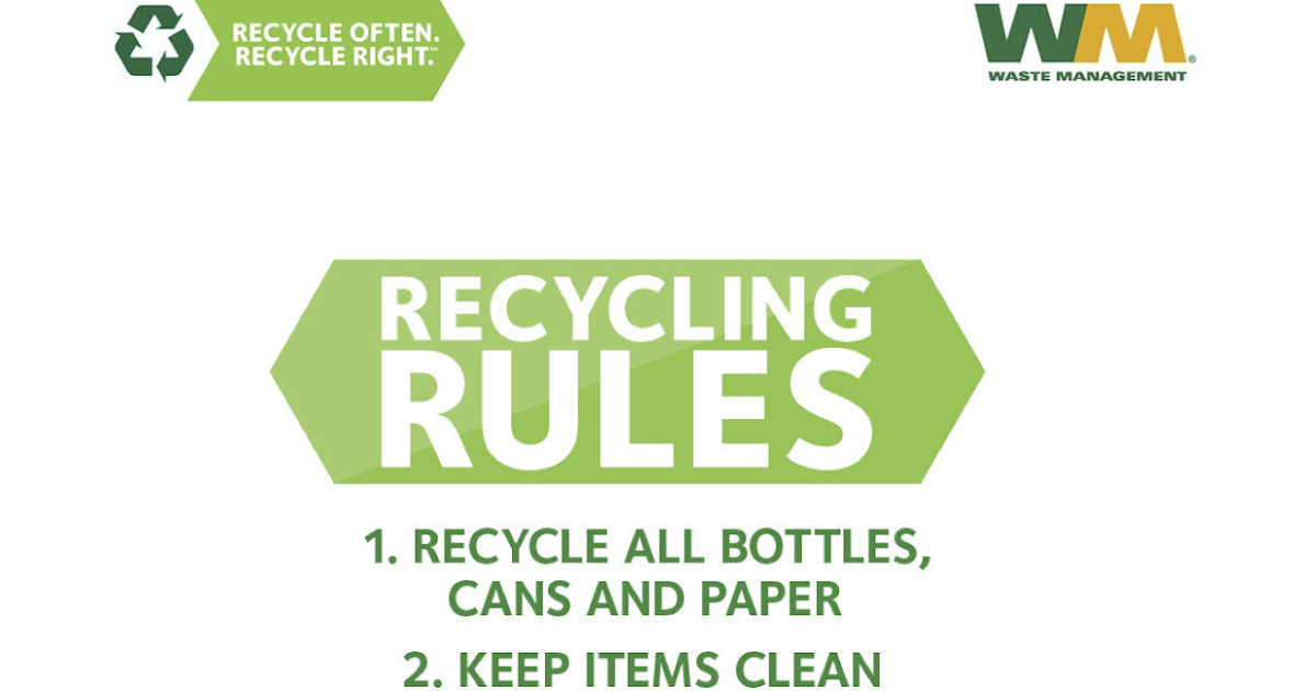 TrashTalkin'Lynn Three Simple Recycling Rules for your Recycling Cart