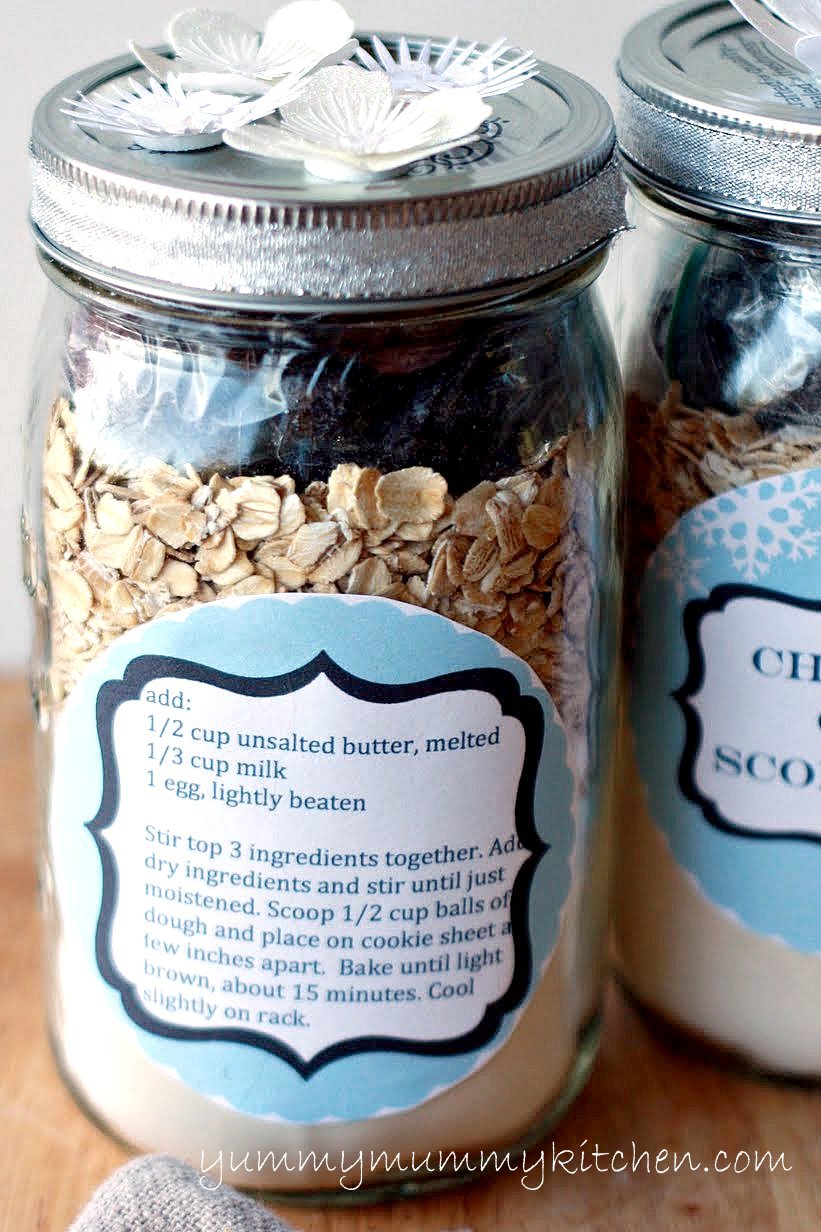 Cherry Oat Scone Mix {Homemade Gift with Printable Labels} Yummy Mummy Kitchen A Vibrant