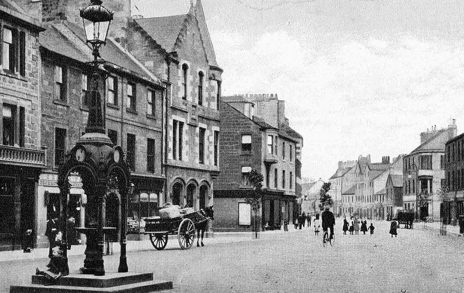 Tour Scotland Photographs Old Photograph High Street Dalkeith Scotland