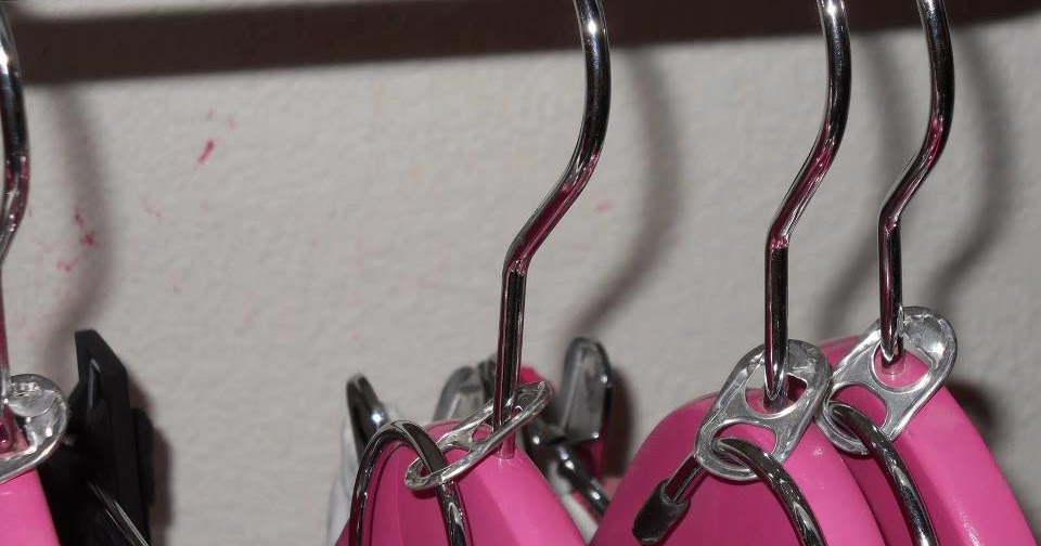 the thrifted soda tabs = double hangers