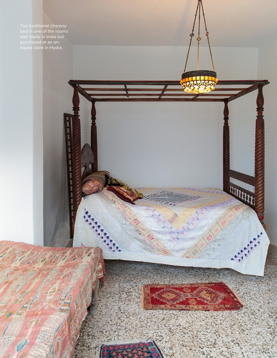 House of artist Brice Marden and family in Hydra, Greece #Hydra