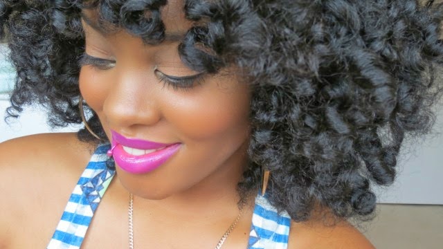 Shiny And Defined Twist N Curl With Homemade Flaxseed Gel