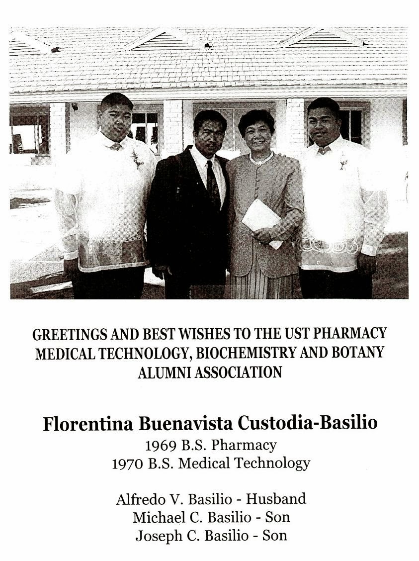 UNIVERSITY OF SANTO TOMAS GRAND ALUMNI Souvenir Program Ads Greetings